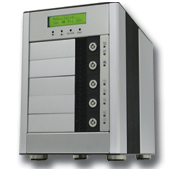 Vanguard V 5-Bay FireWire800-SATA-USBv2 External Hardware RAID (Levels-0,1,0+1,3 & 5) Configurable Subsystem.
