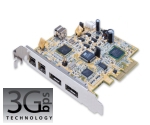 NitroAV Fusion Pro 5-port eSATA/1394b Combo PCI Express (x4) Host Adapter  